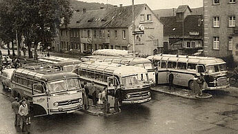 Dieses Bild zeigt den alten Busbahnhof in Marktheidenfeld